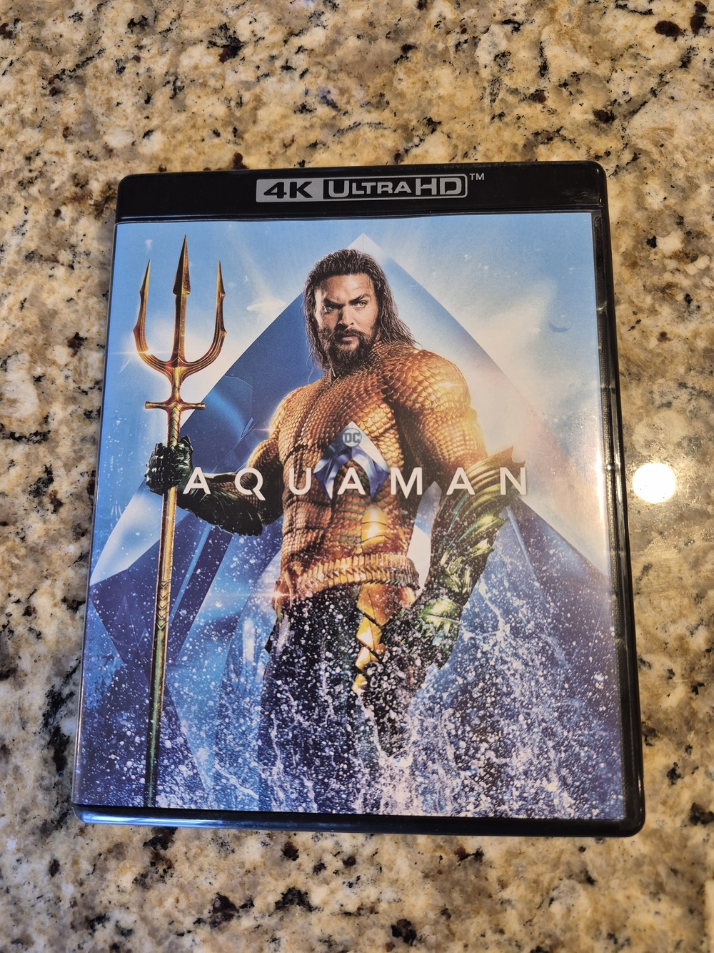 Aquaman 4K Ultra HD Movie - Orange & Blue Cover